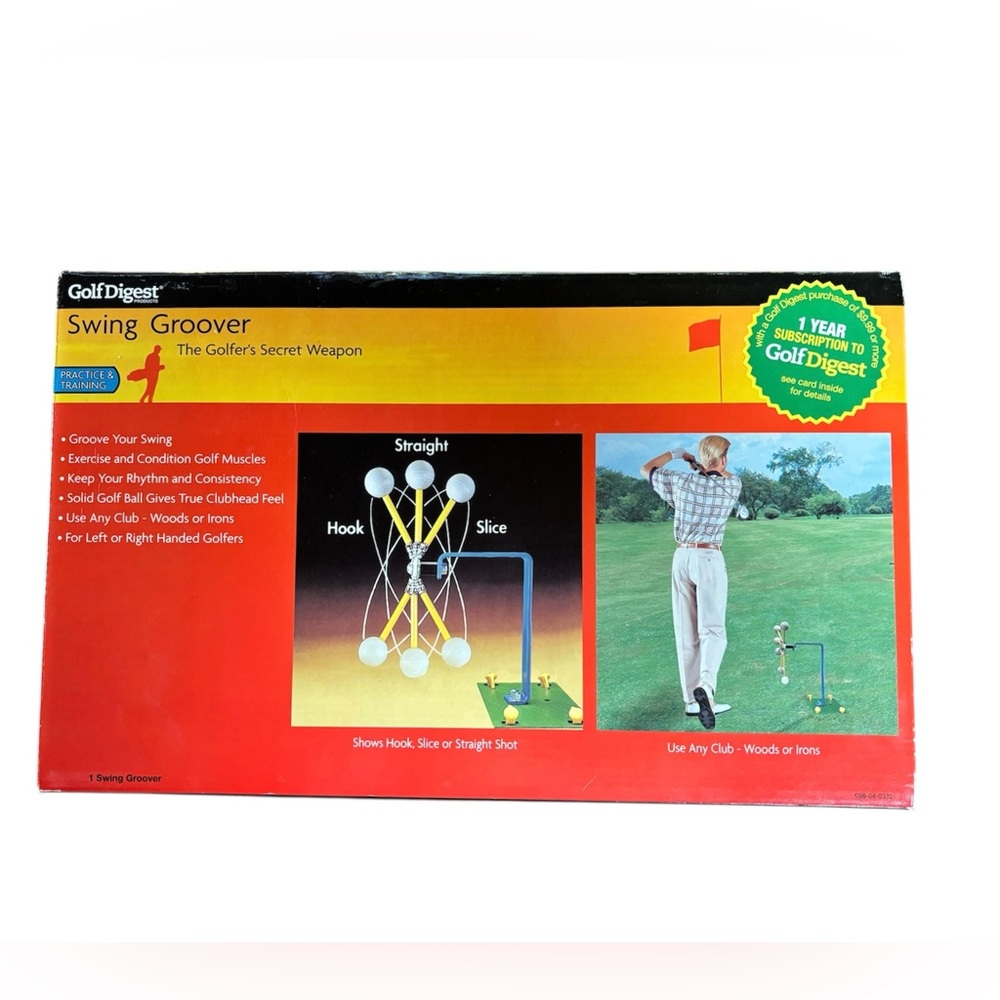 NIB Golf Digest Swing Groover Practice & Training Golf Skill Tool 088-04-0332